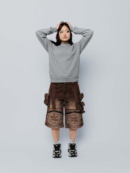 "ACADEMY" Cargo Pants Brown-Coordom
