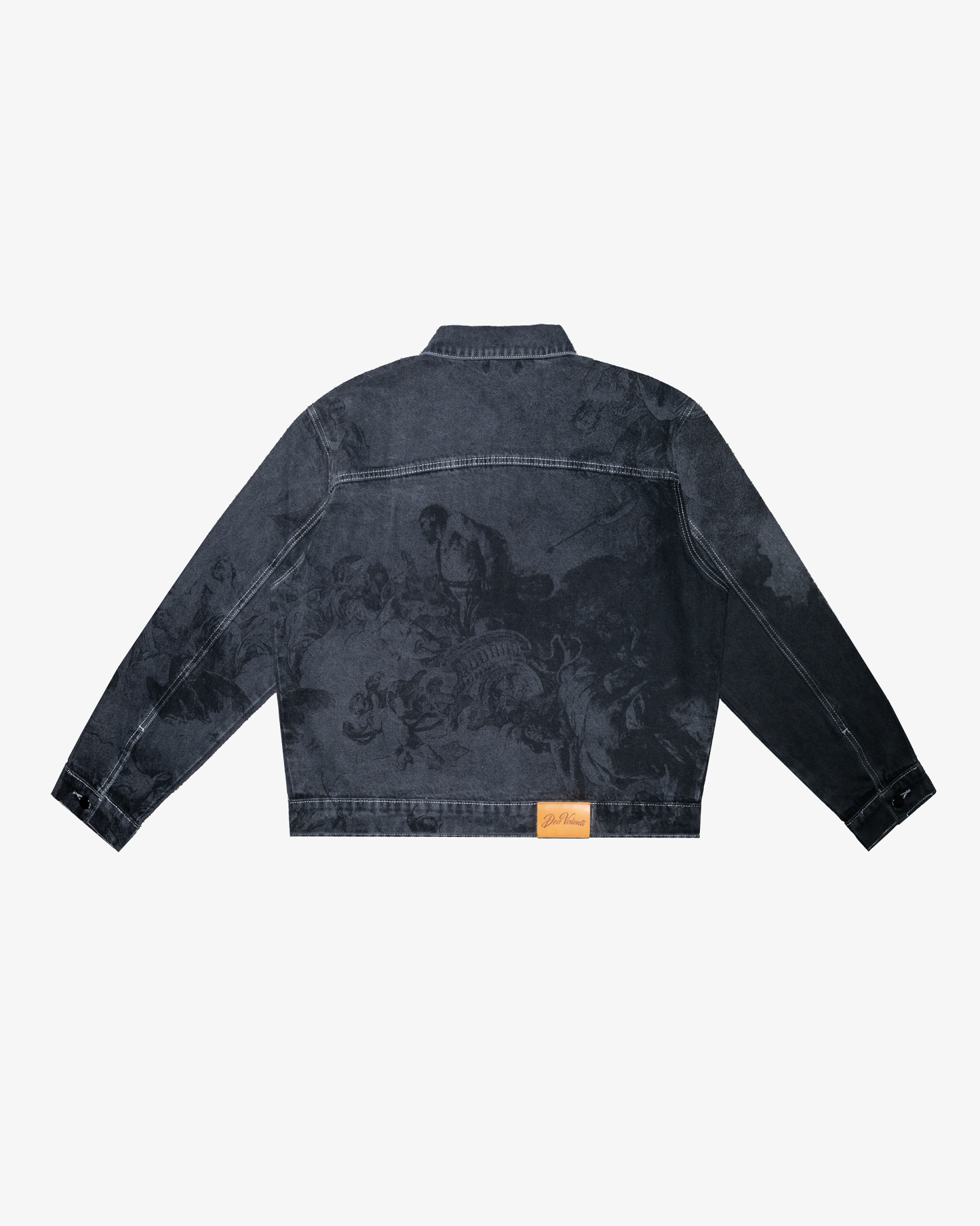 RENAISSANCE DENIM JACKET WASHED BLACK-Coordom