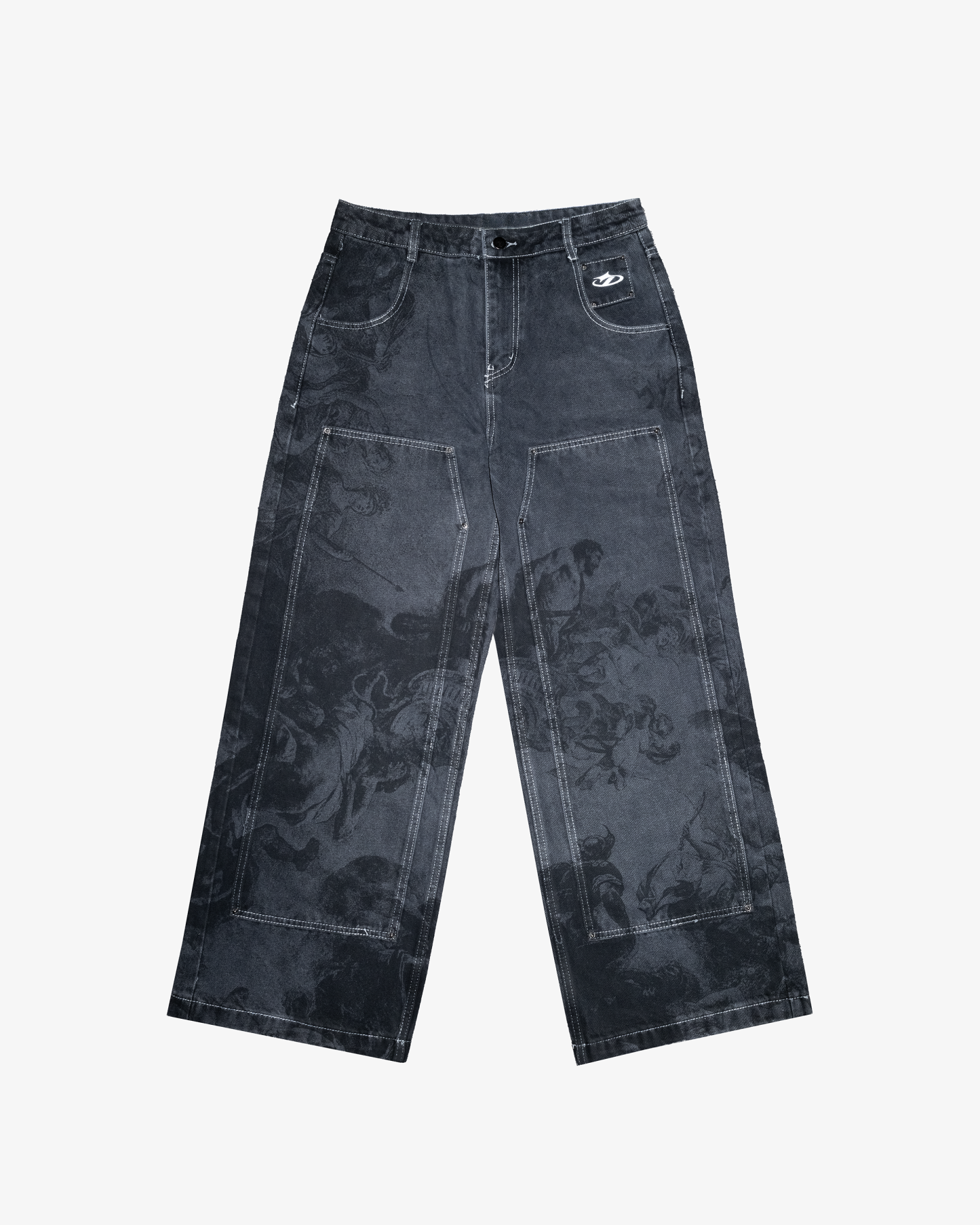 RENAISSANCE JEANS WASHED BLACK-Coordom