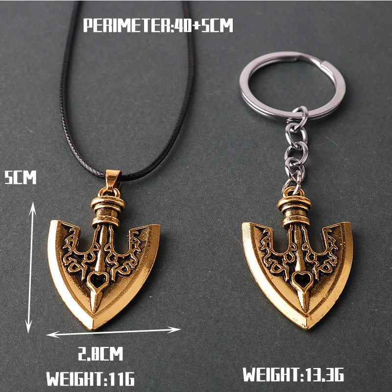 JoJo's Arrow Necklaces & Keychain-Coordom