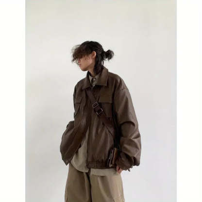 Leather Pilot Jacket-Coordom