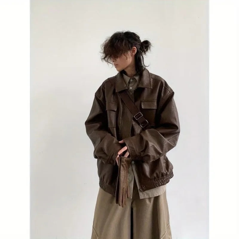 Leather Pilot Jacket-Coordom