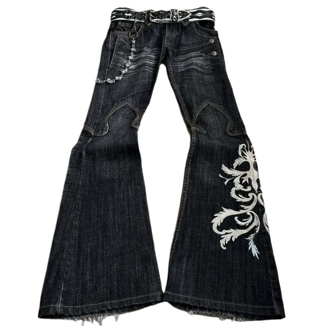 PATTERN'D JEANS-Coordom