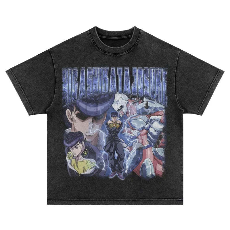 JoJo's Higashikata Josuke Vintage T-Shirt-Coordom