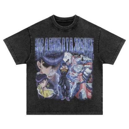 JoJo's Higashikata Josuke Vintage T-Shirt-Coordom