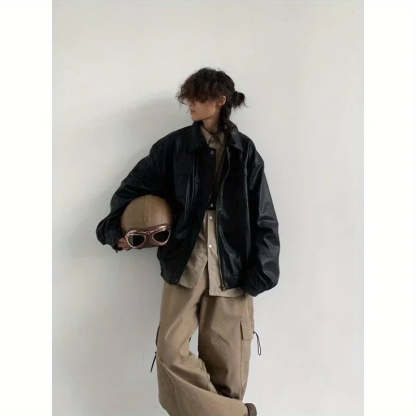 Leather Pilot Jacket-Coordom