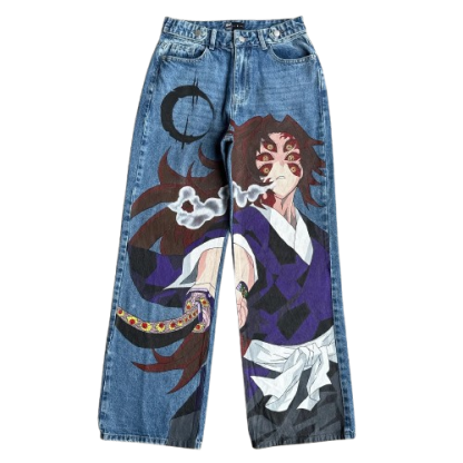 "FLAME" - Kim-Yai - Slayer Corps Anime Jeans-Coordom