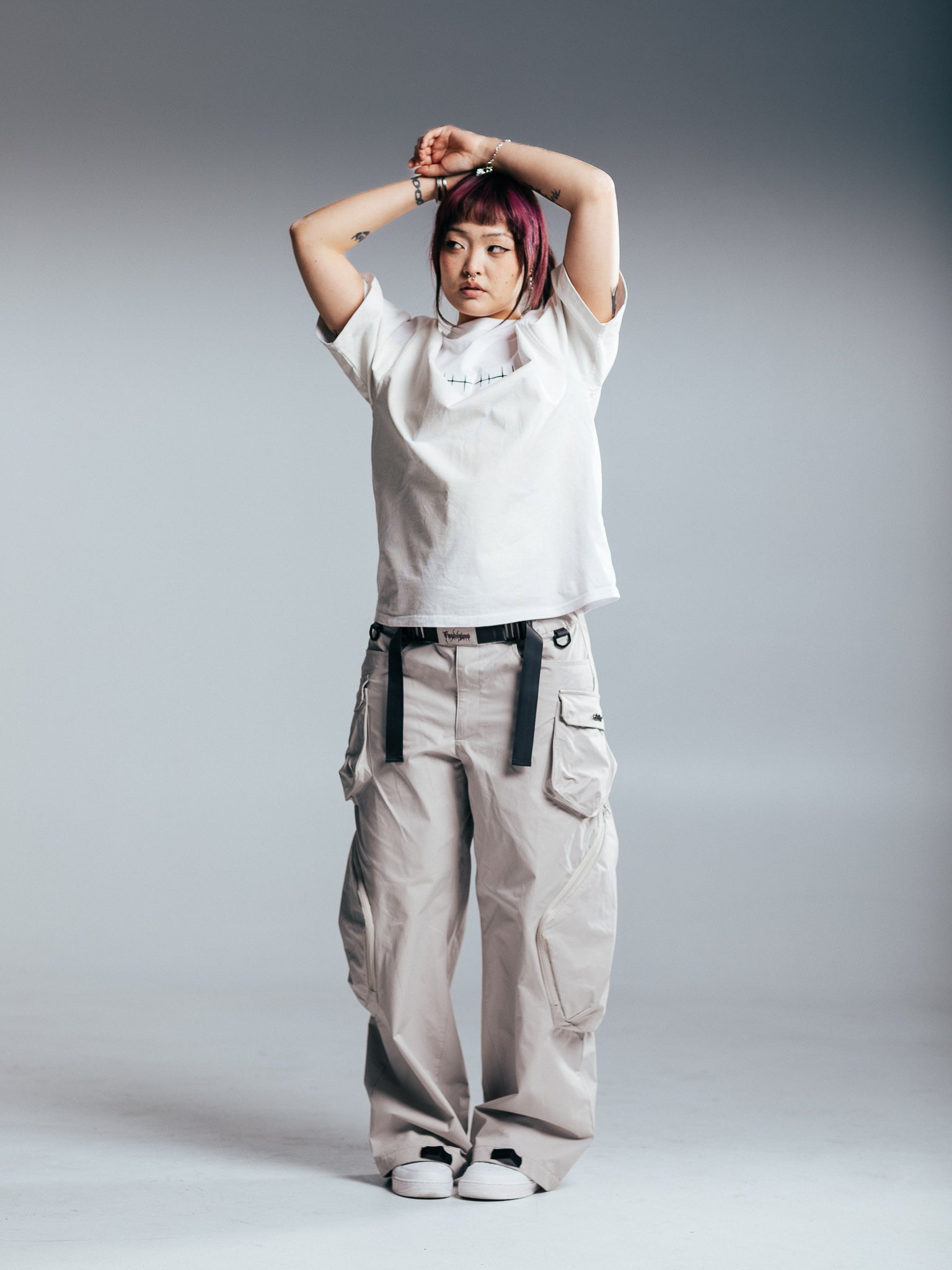 "CURSED" Parachute Pants-Coordom