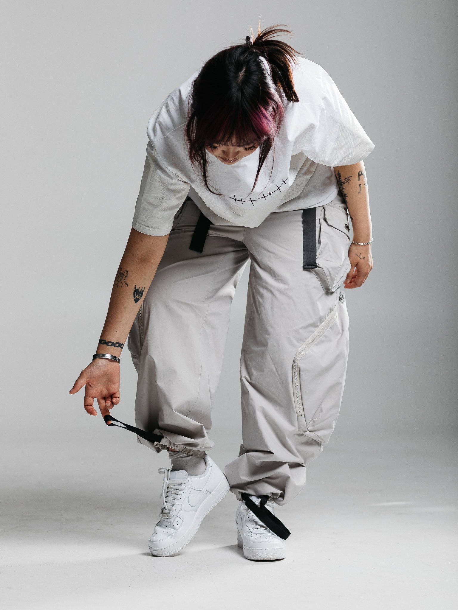 "CURSED" Parachute Pants-Coordom