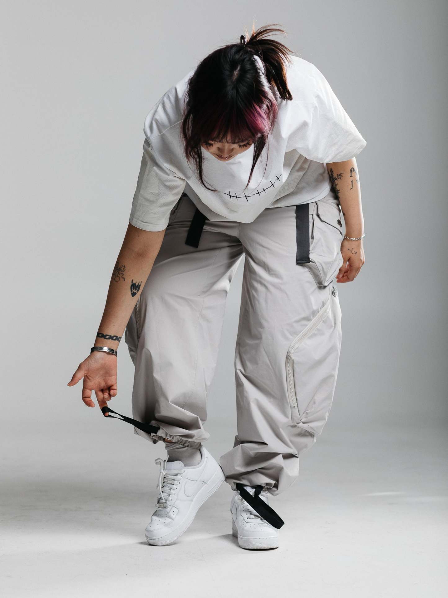 "CURSED" Parachute Pants-Coordom