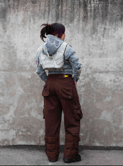 "DRAGON" Cargo Pants Brown-Coordom