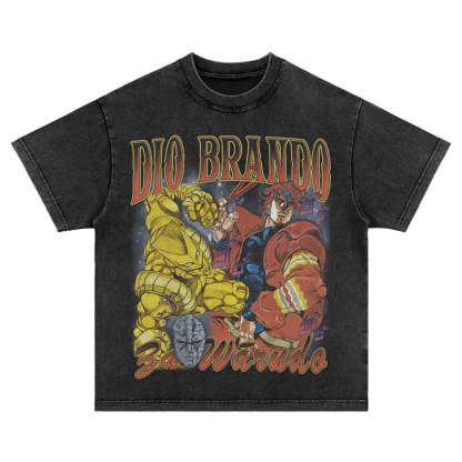 JoJo's Dio Brando Vintage T-Shirt-Coordom