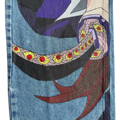"FLAME" - Kim-Yai - Slayer Corps Anime Jeans-Coordom