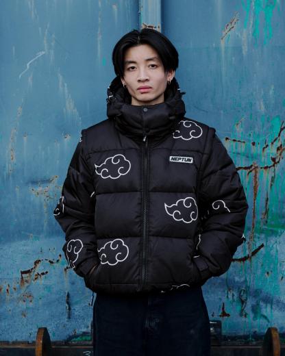 WHITE PUFFER JACKET-Coordom
