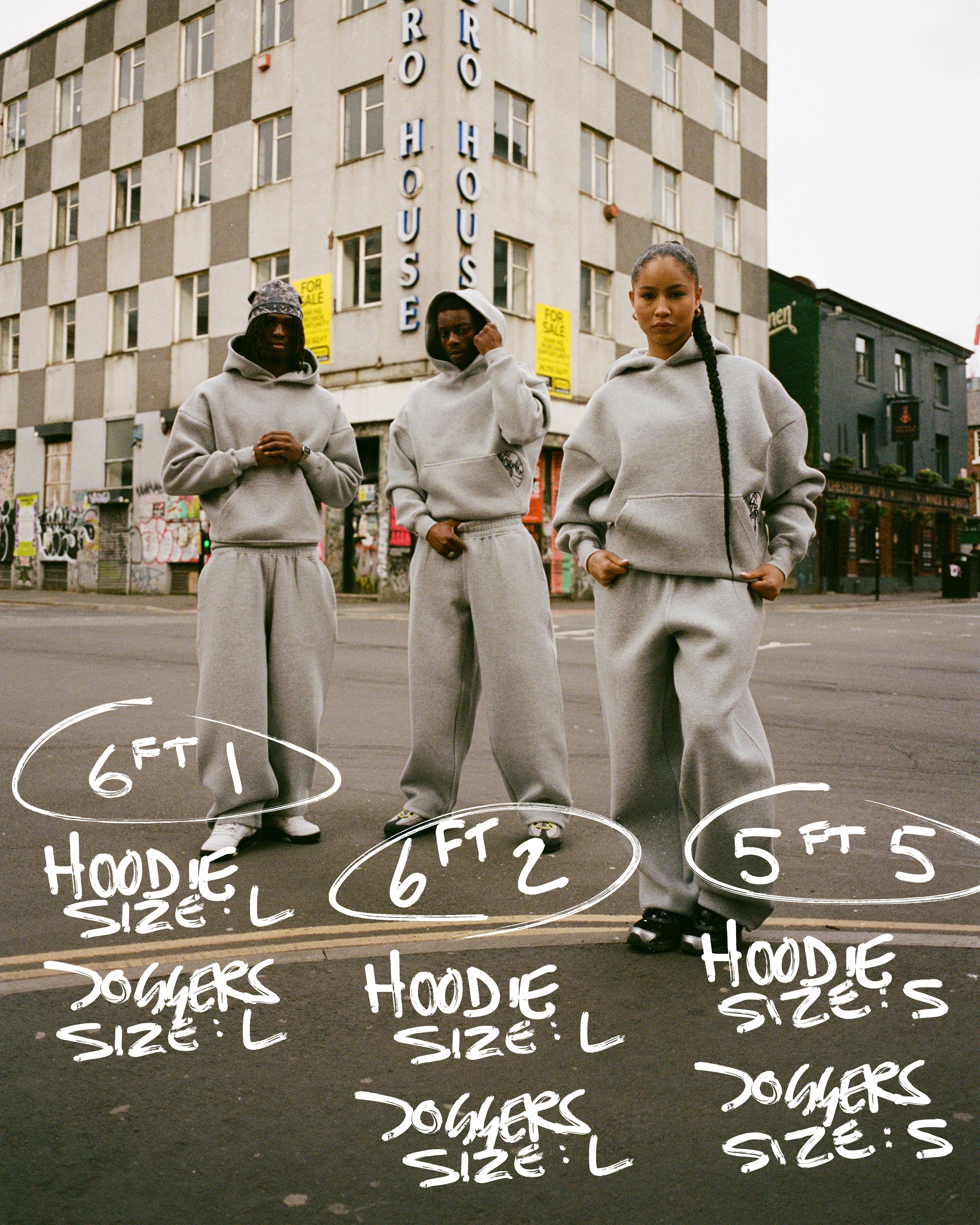 Disc Hoodie Grey [630GSM]|Streetwear Oversized Vintage Casual Wear-Coordom