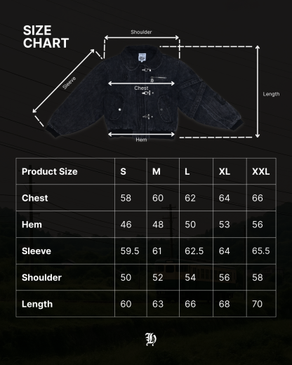 jigoku clasp jacket oversized streetwear casual jacket ready stock-Coordom