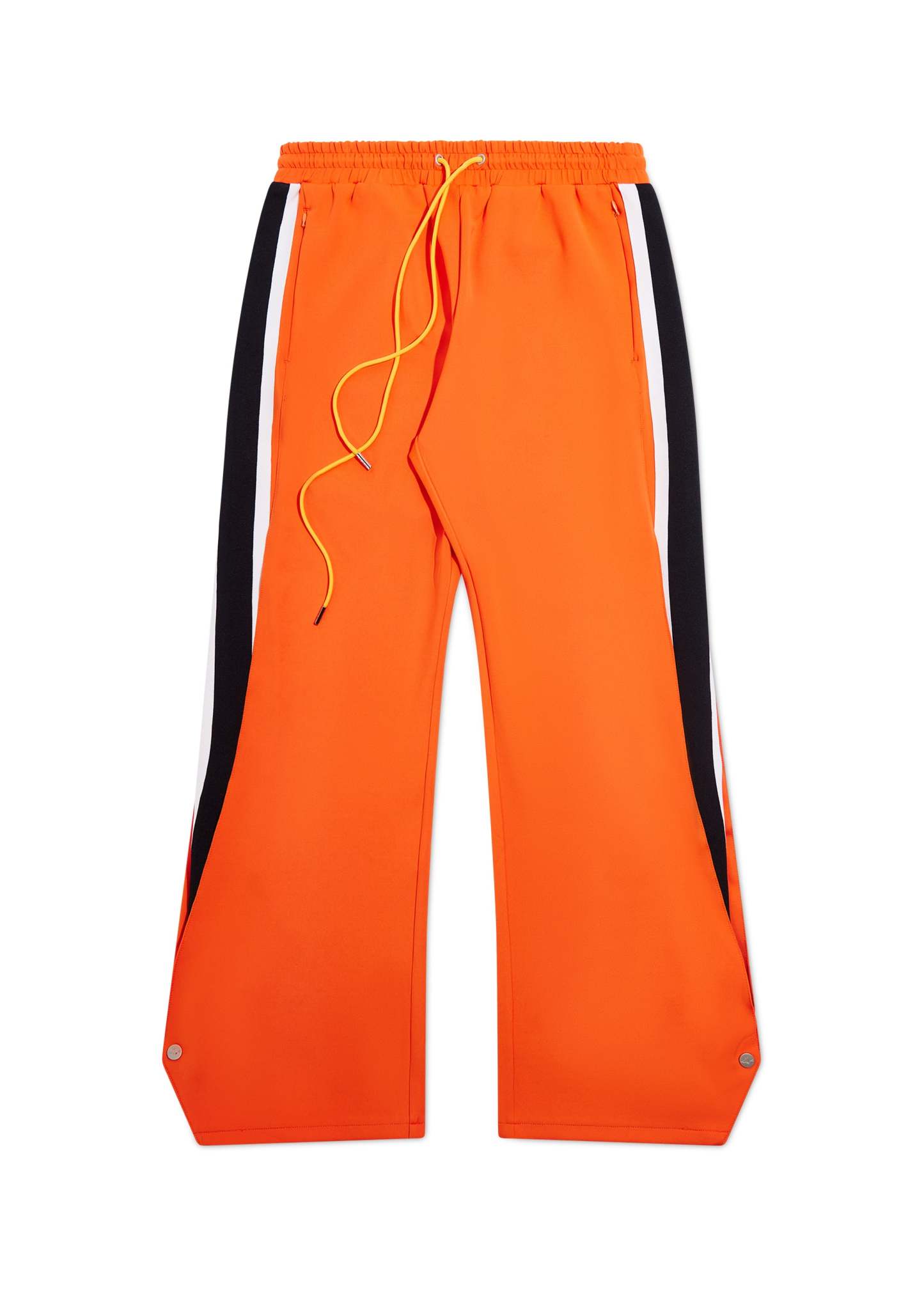 Striped Snap Pant - Neon Orange-Coordom