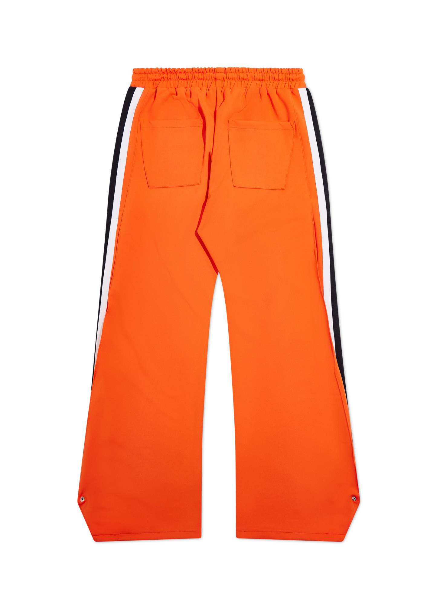 Striped Snap Pant - Neon Orange-Coordom