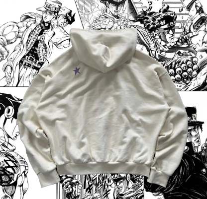 JOJO Star Platinum Zip Up Hoodie-Coordom