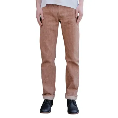 "KAKI-KYOKU" SELVEDGE JEANS (REGULAR STRAIGHT)-Coordom
