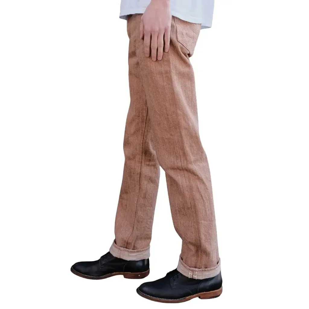"KAKI-KYOKU" SELVEDGE JEANS (REGULAR STRAIGHT)-Coordom