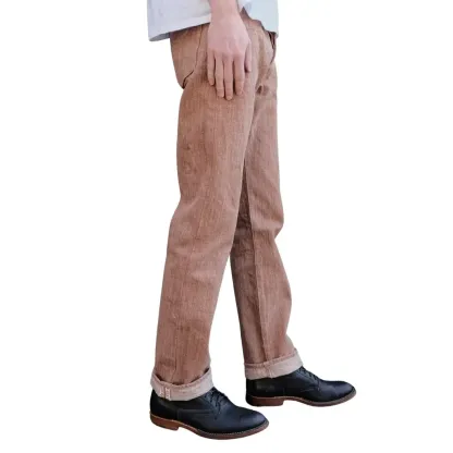 "KAKI-KYOKU" SELVEDGE JEANS (REGULAR STRAIGHT)-Coordom