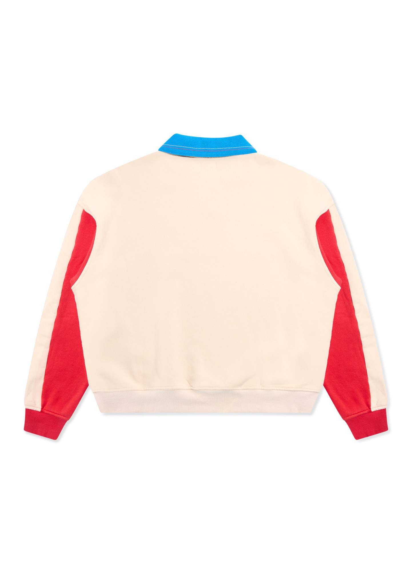 Champion Sport Pullover - Antique White/Red|Streetwear Oversized Vintage Casual Wear-Coordom