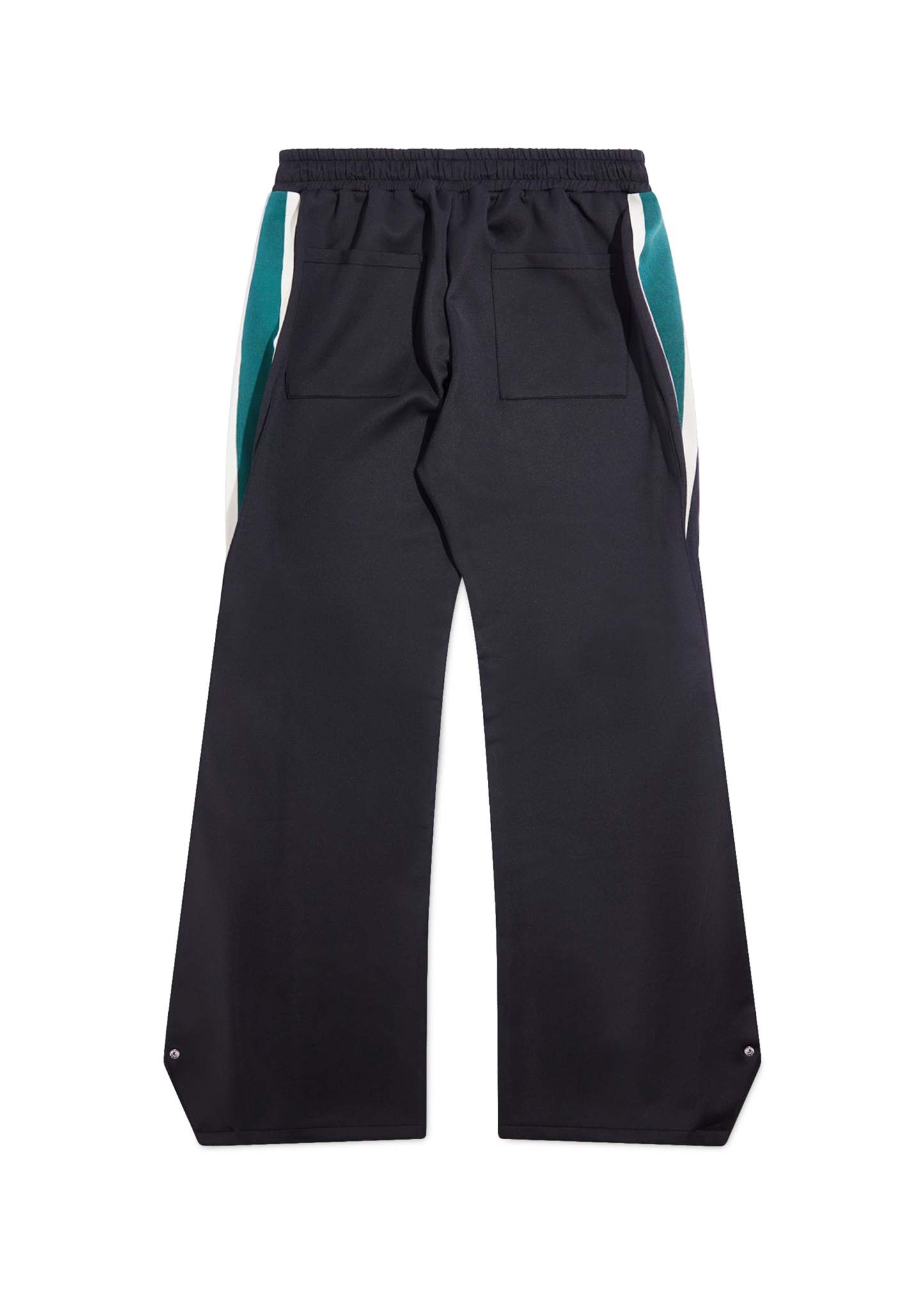 Striped Snap Pant - Black-Coordom
