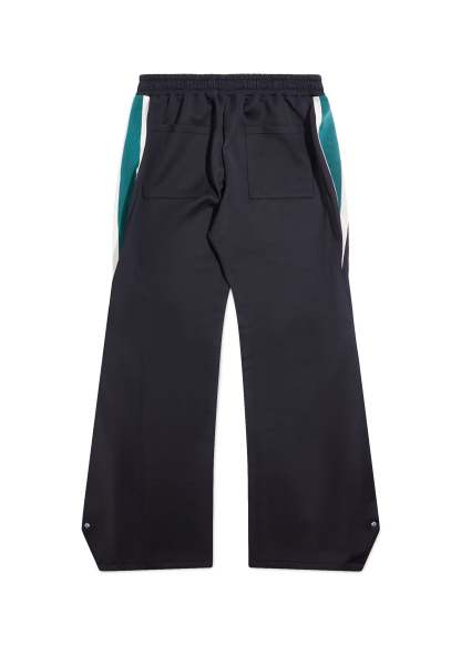 Striped Snap Pant - Black-Coordom