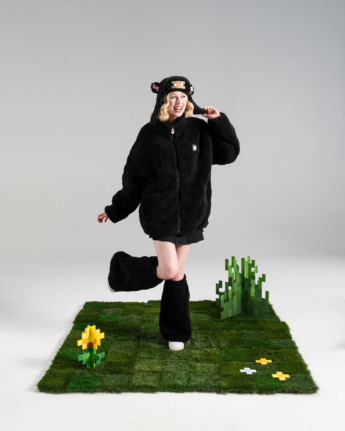  Sheep Sherpa Leg Warmers-Coordom
