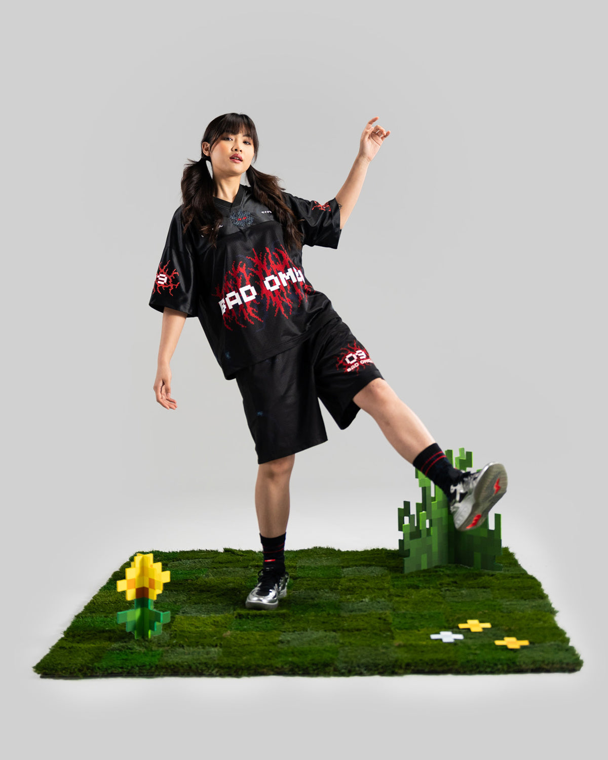  Bad Omen Shorts-Coordom