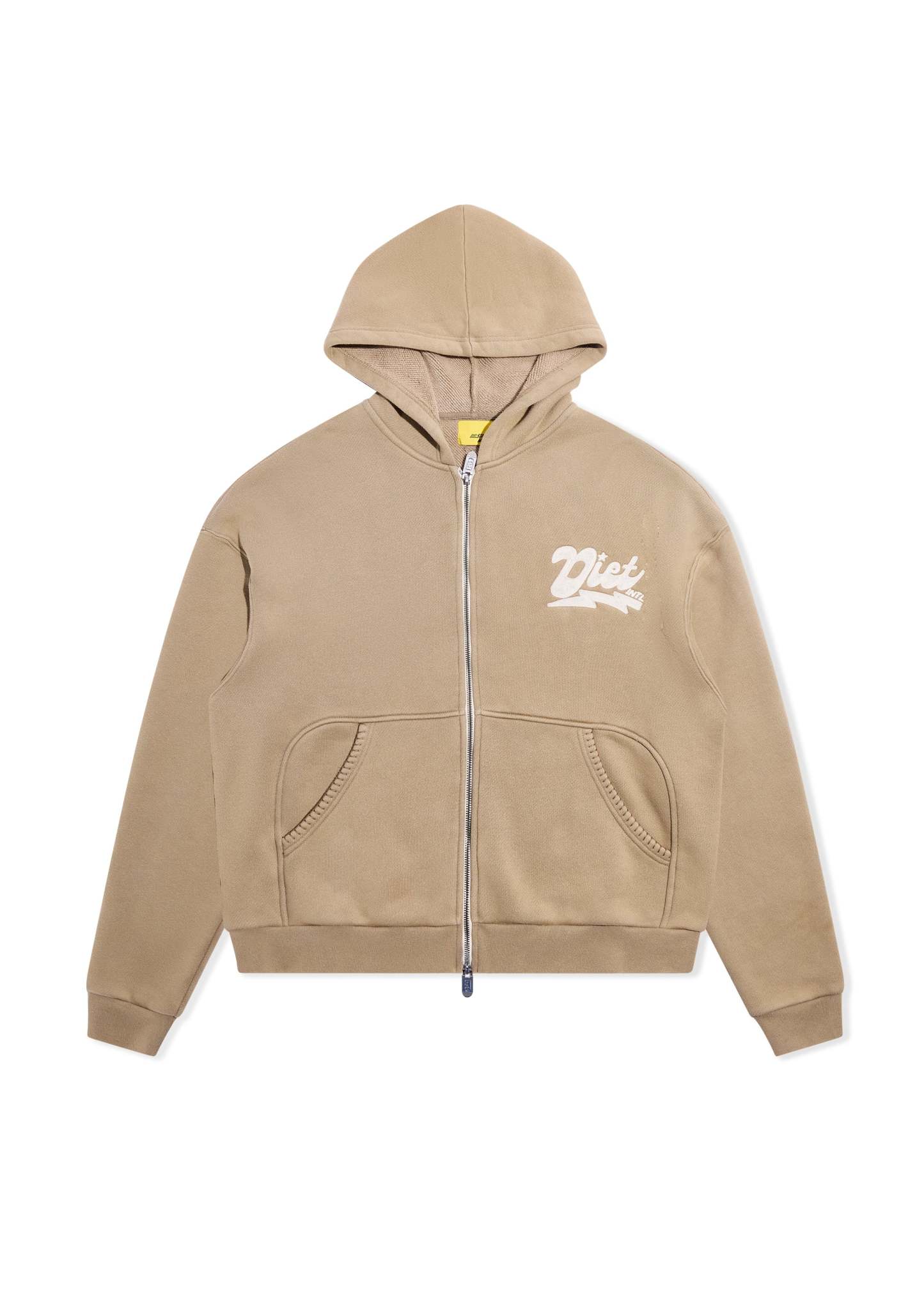 Bolt Full Zip - Tan|Streetwear Oversized Vintage Casual Wear-Coordom
