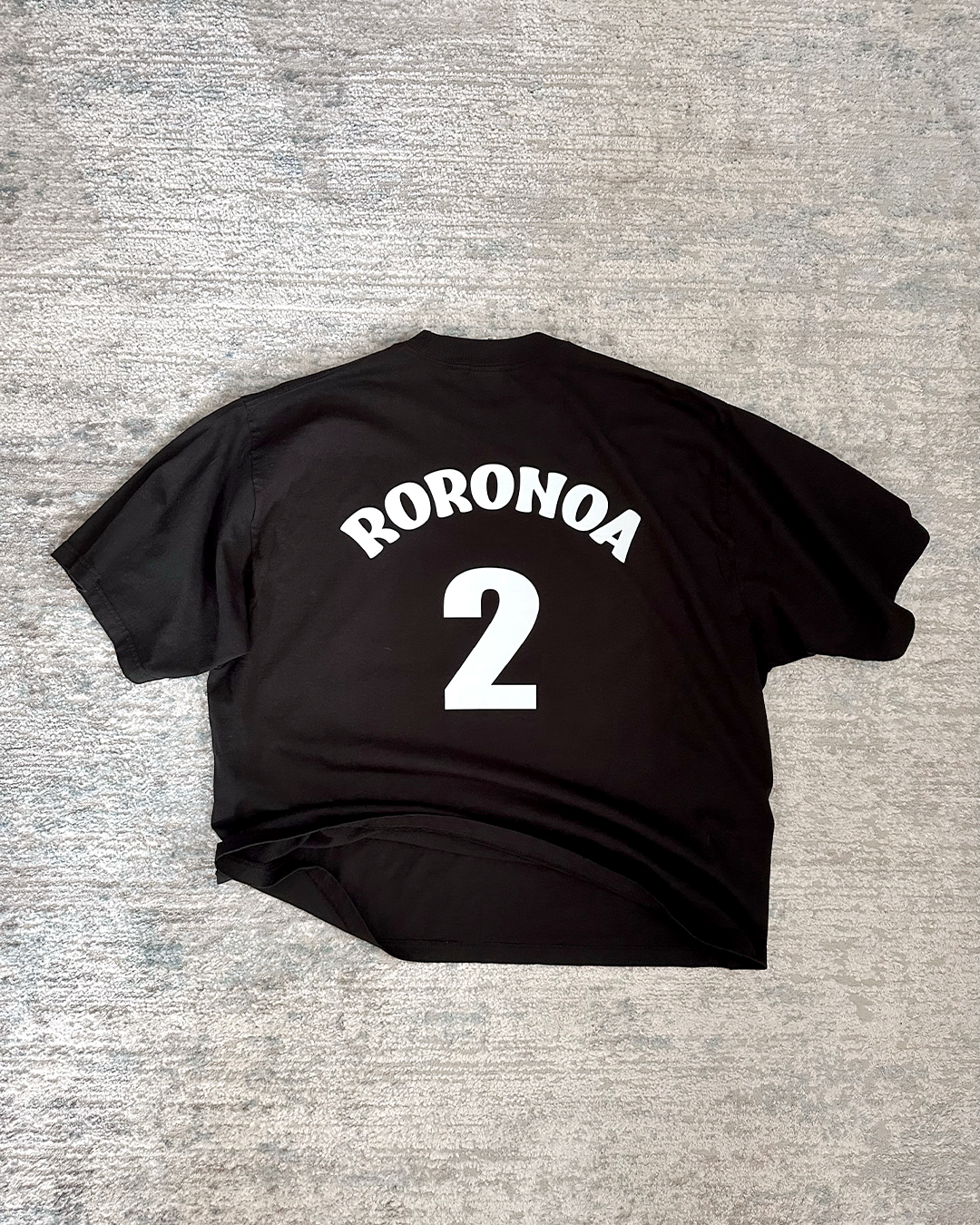 Zoro 4-Panel Black Oversized Tee-Coordom