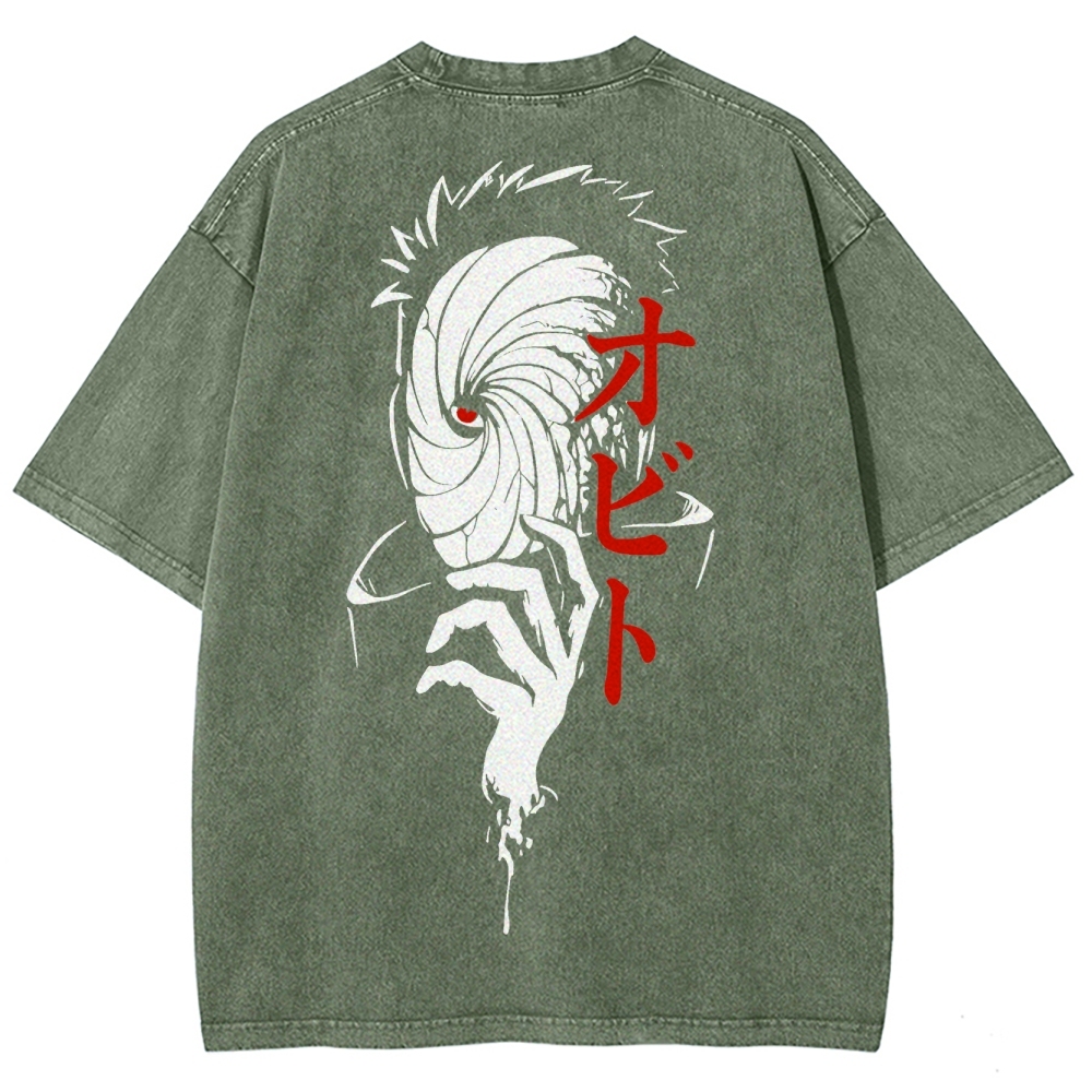 Naruto Unisex Fit Washed T-Shirt 2504009778-Coordom