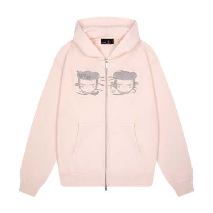 "koi" Zip Up pink-Coordom
