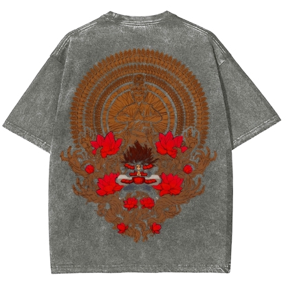 Naruto Unisex Fit Washed T-Shirt 2507012467-Coordom