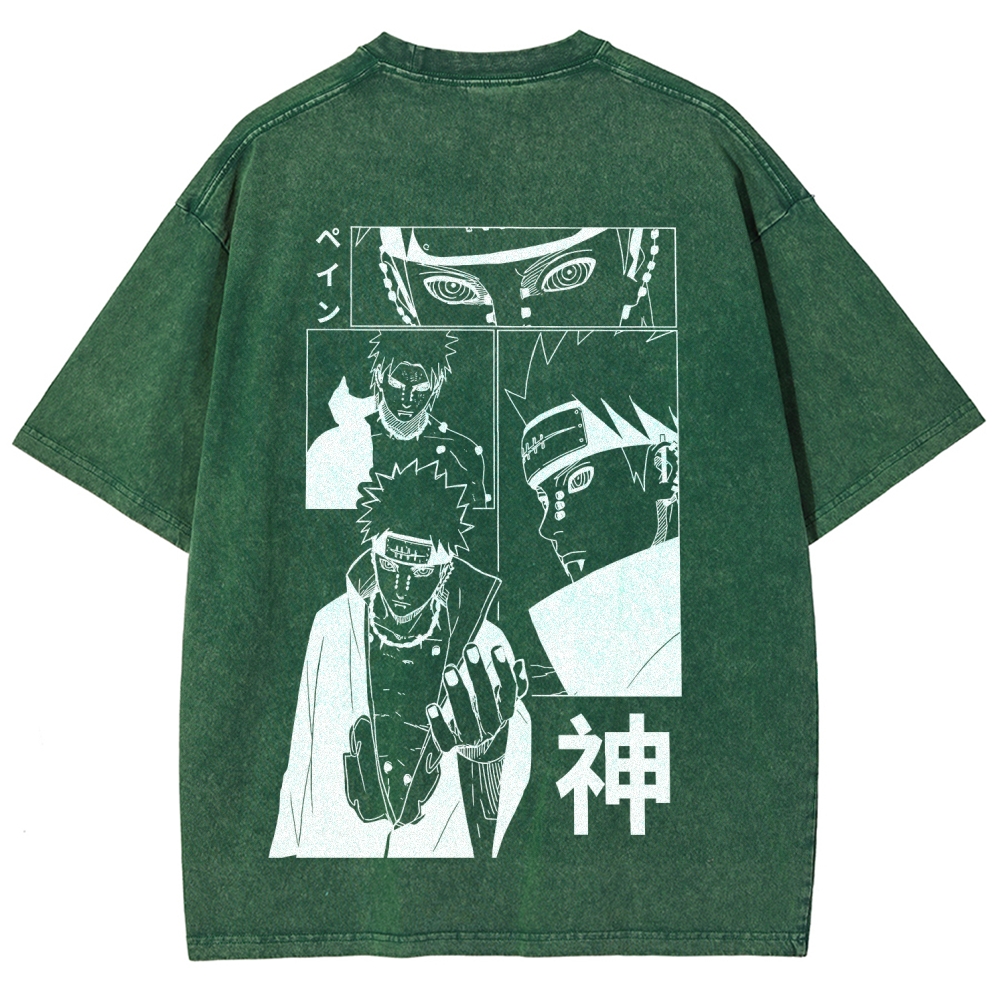 Naruto Unisex Fit Washed T-Shirt 2509012213-Coordom