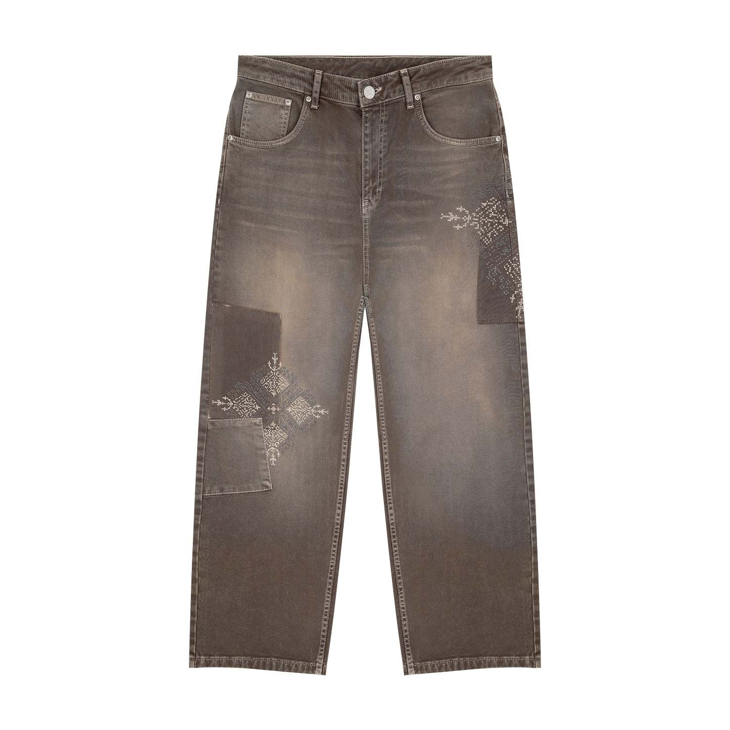  brown washed Denim-Coordom