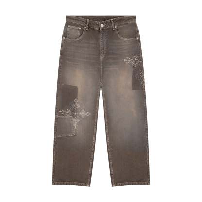  brown washed Denim-Coordom