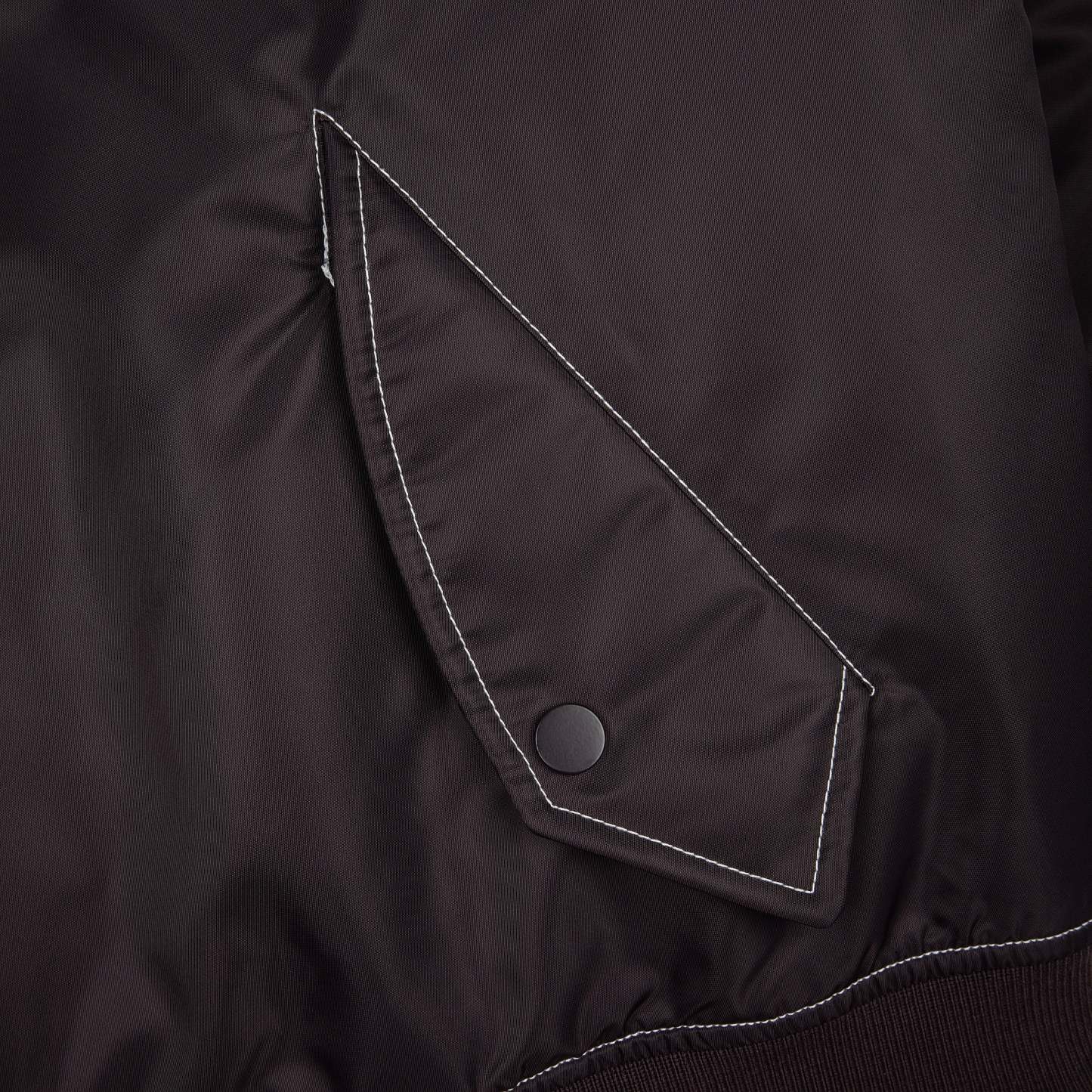 "yakuza v2" bomber Jacket deep plum-Coordom