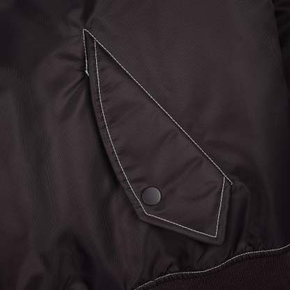 "yakuza v2" bomber Jacket deep plum-Coordom