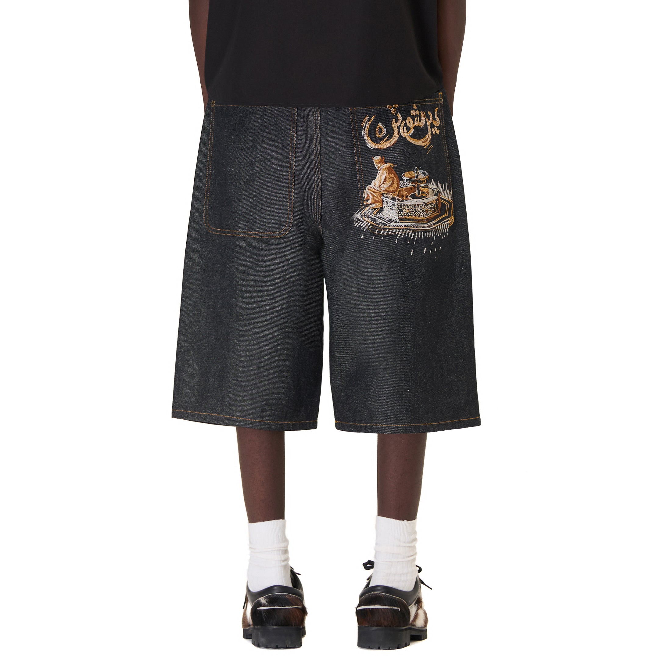  black raw Jorts 01-Coordom