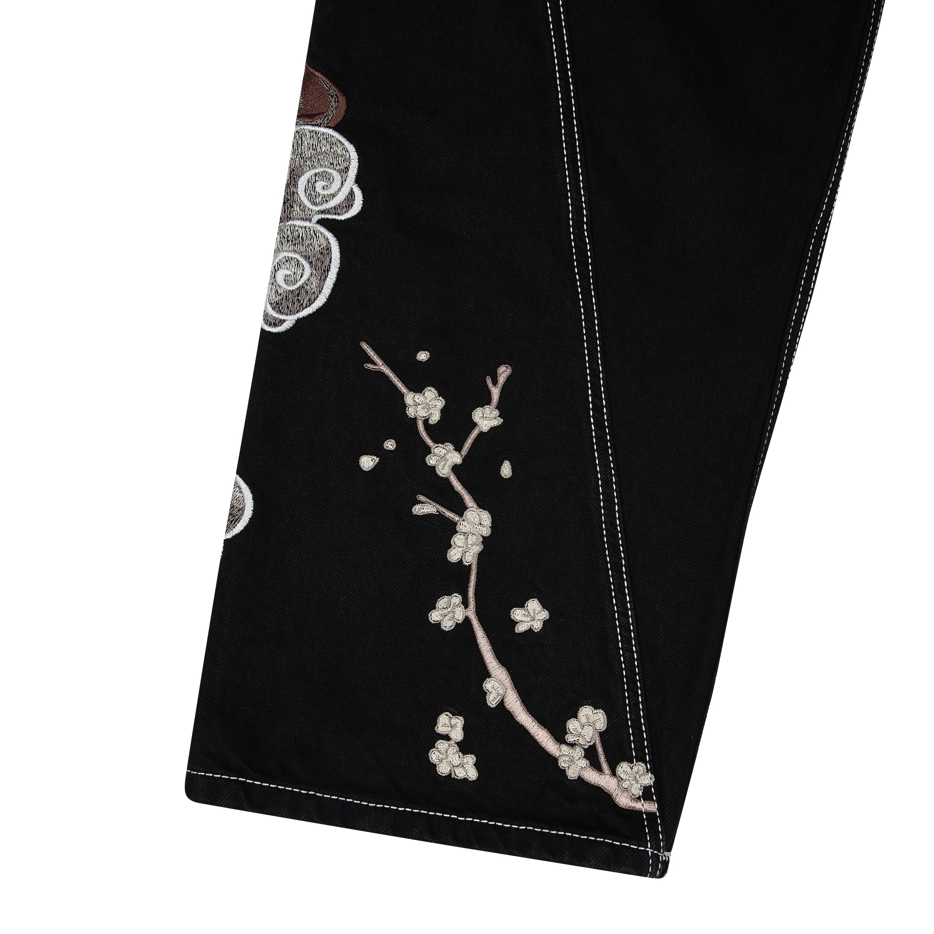 "yakuza v2" black Denim-Coordom