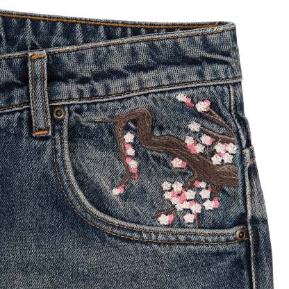 "blossom v2" patchwork washed Denim-Coordom