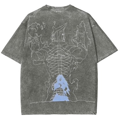 Naruto Unisex Fit Washed T-Shirt 2502006948-Coordom