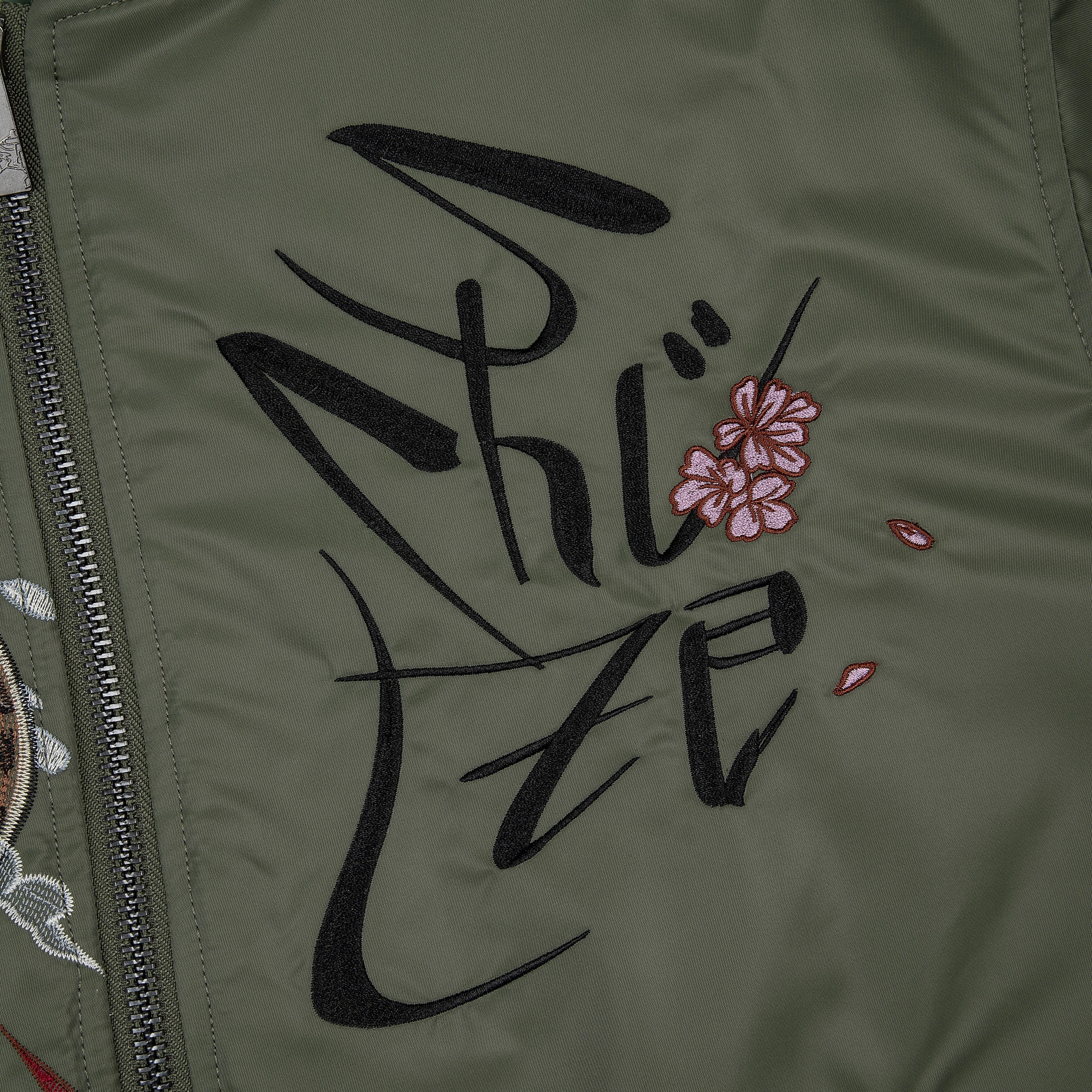 "yakuza v2" bomber Jacket dark green-Coordom