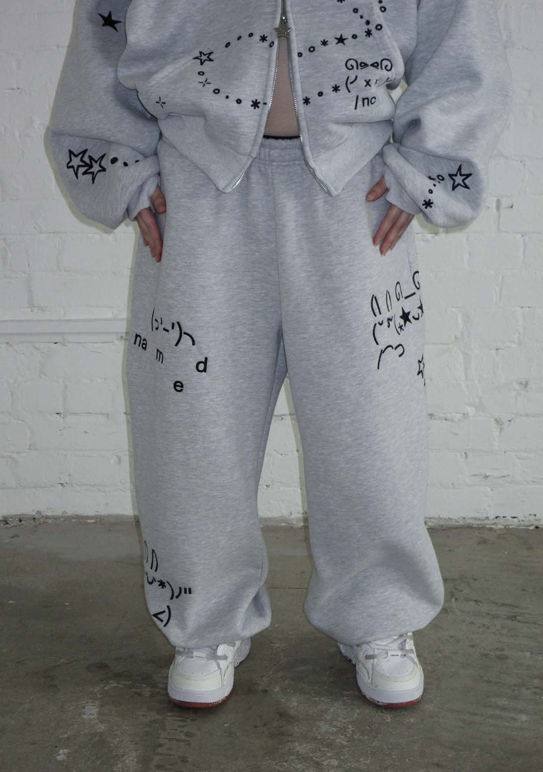 MALFUNCTION SWEATPANTS GREY MARL-Coordom