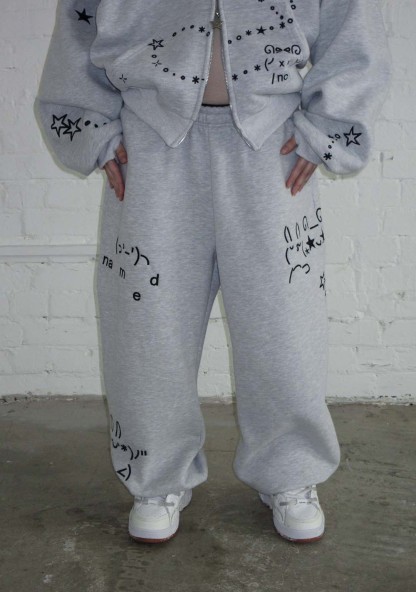 MALFUNCTION SWEATPANTS GREY MARL-Coordom