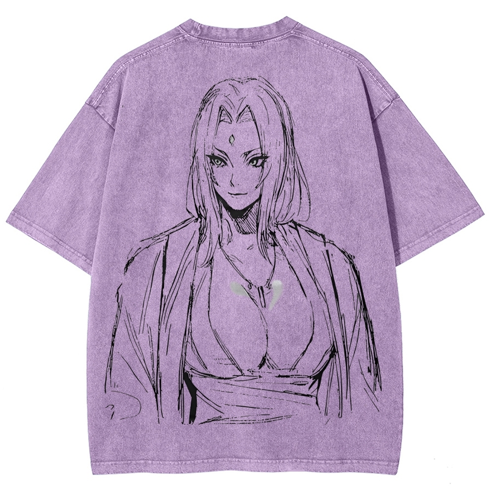 Naruto Unisex Fit Washed T-Shirt 2504009774-Coordom