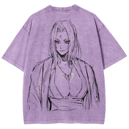 Naruto Unisex Fit Washed T-Shirt 2504009774-Coordom